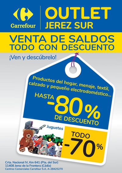 Ofertas de Ropa, Zapatos y Complementos en San Fernando | OUTLET de Carrefour | 24/11/2023 - 10/12/2023