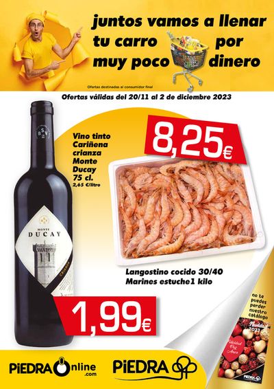 Catálogo Supermercados Piedra en Oliva | Ofertas válidas del 20 noviembre al 2 de diciembre 2023 | 21/11/2023 - 2/12/2023