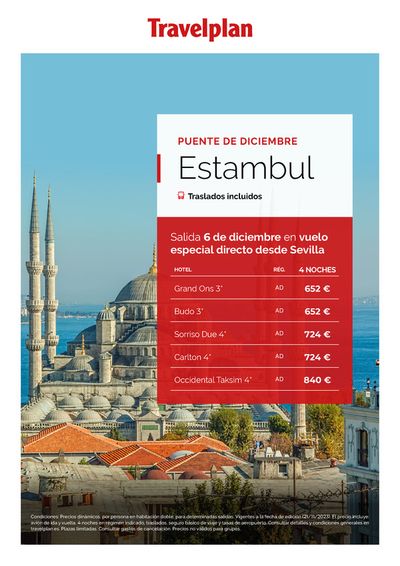 Ofertas de Viajes en Andújar | Travelplan Turquia de Travelplan | 22/11/2023 - 30/11/2023
