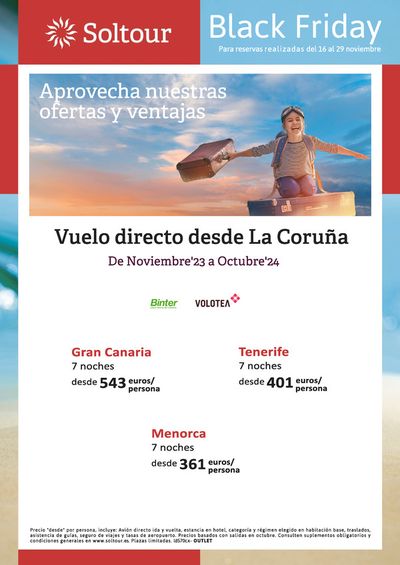 Ofertas de Viajes en Línea de la Concepción | Black Friday Desde A Coruña de Soltour | 22/11/2023 - 29/11/2023