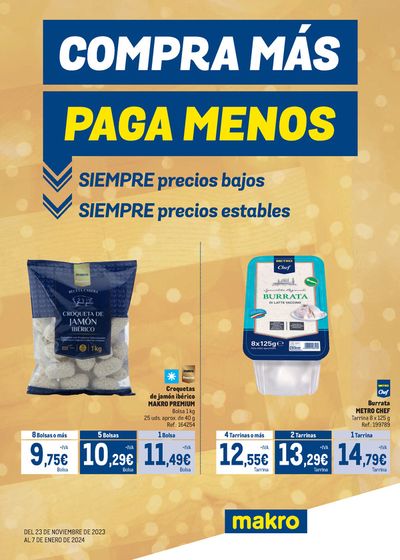Catálogo Makro en Madrid | Compra más, paga menos - Centro | 23/11/2023 - 7/1/2024