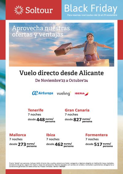 Ofertas de Viajes en Línea de la Concepción | Black Friday Desde Alicante de Soltour | 23/11/2023 - 29/11/2023