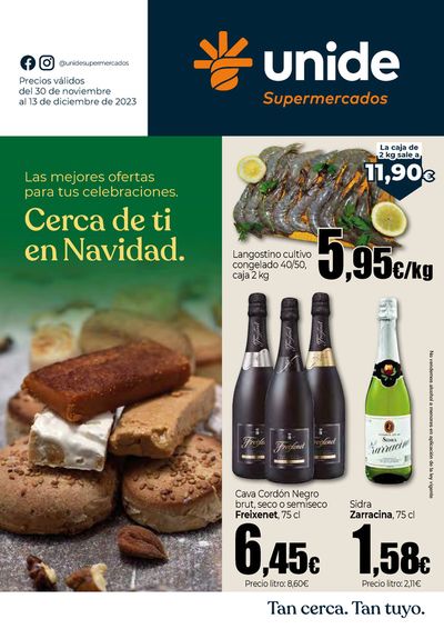Catálogo Unide Supermercados en Arona | Máximo Ahorro. | 30/11/2023 - 13/12/2023