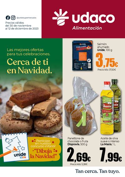 Ofertas de Hiper-Supermercados en Soria | Cerca de ti en Navidad de UDACO | 30/11/2023 - 13/12/2023
