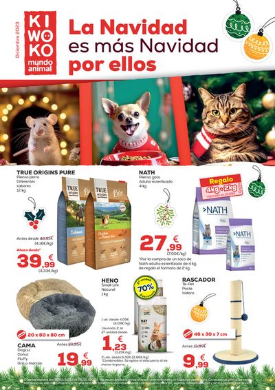 Ofertas de Hiper-Supermercados en Vitoria | La Navidad es más Navidad por ellos de Kiwoko | 30/11/2023 - 5/1/2024