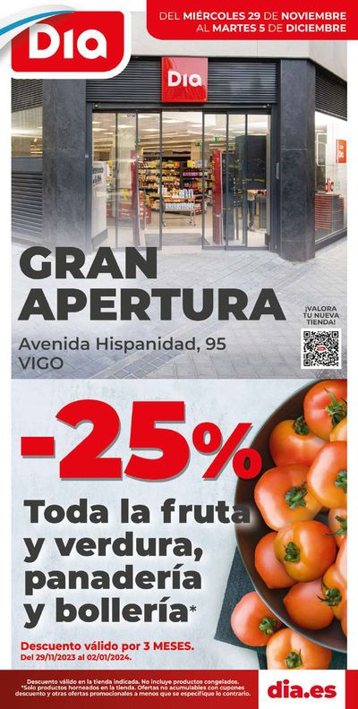 Ofertas de Hiper-Supermercados en Ponteareas | Gran apertura de Dia | 29/11/2023 - 5/12/2023