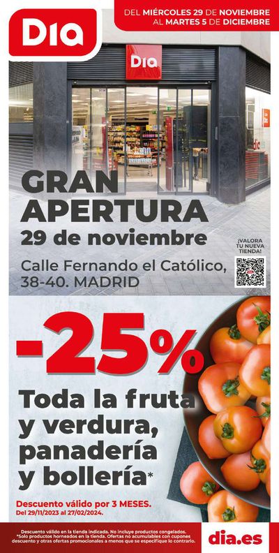 Ofertas de Hiper-Supermercados en Rivas-Vaciamadrid | Gran apertura de Dia | 29/11/2023 - 5/12/2023