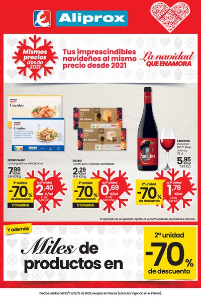 Catálogo Eroski en Santander | La navidad que enamora ALIPROX. | 30/11/2023 - 12/12/2023