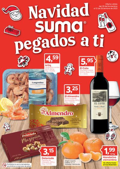 Catálogo Suma Supermercados en Granada | Navidad suma pegados a ti  | 29/11/2023 - 12/12/2023