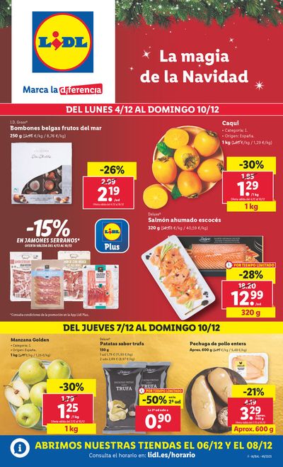 Ofertas de Hiper-Supermercados en Calvià | Simplemente el mejor precio de Lidl | 4/12/2023 - 10/12/2023