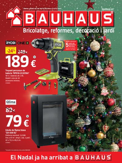 Catálogo BAUHAUS | El Nadal ha arribar a Bauhaus | 30/11/2023 - 31/12/2023