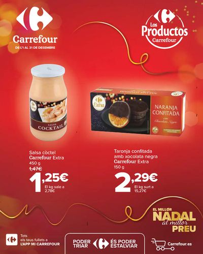 Ofertas de Hiper-Supermercados en Lloret de Mar | CARREFOUR EXTRA (Alimentación) de Carrefour | 1/12/2023 - 31/12/2023