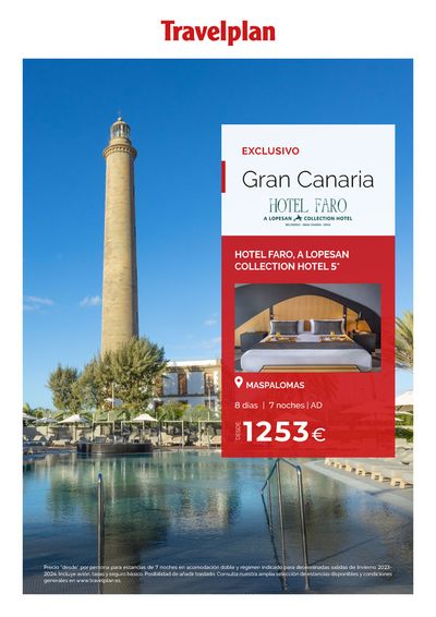 Ofertas de Viajes en Terrassa | Travelplan Gran Canaria de Travelplan | 30/11/2023 - 31/12/2023