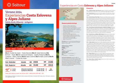Catálogo Soltour | Experiencias Costa Eslovena y Alpes Juliano  | 30/11/2023 - 20/1/2024