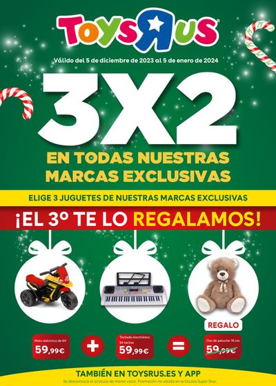Catálogo ToysRus en Cordovilla | 3x2 en todas nuestras marcas exclusivas | 5/12/2023 - 5/1/2024