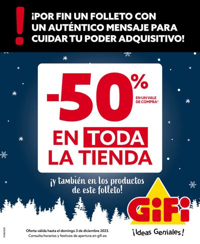 Catálogo GiFi en Valencia | ¡Gifi piensa en tu poder adquisitivo!  | 30/11/2023 - 3/12/2023
