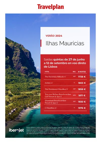 Ofertas de Viajes en Lorca | Travelplan Mauricio de Travelplan | 1/12/2023 - 26/1/2024