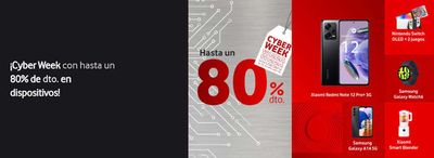 Catálogo Vodafone en Ibi | ¡Cyber Week con hasta un 80% de dto. en dispositivos! | 1/12/2023 - 4/12/2023