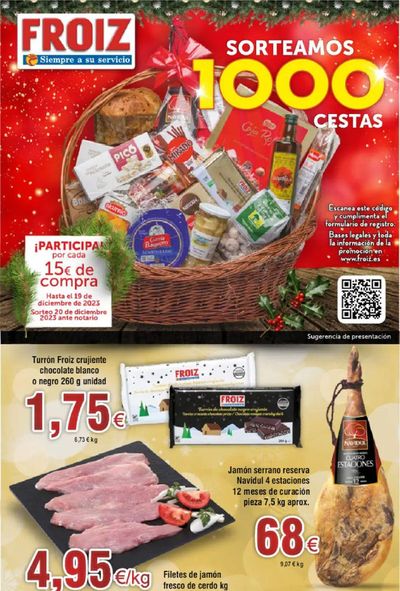 Ofertas de Hiper-Supermercados en Sarria | Hasta el 19 de diciembre de 2023 de Froiz | 1/12/2023 - 19/12/2023
