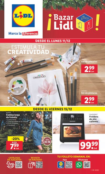Catálogo Lidl en Mogán | Estimula tu creatividad  | 11/12/2023 - 17/12/2023