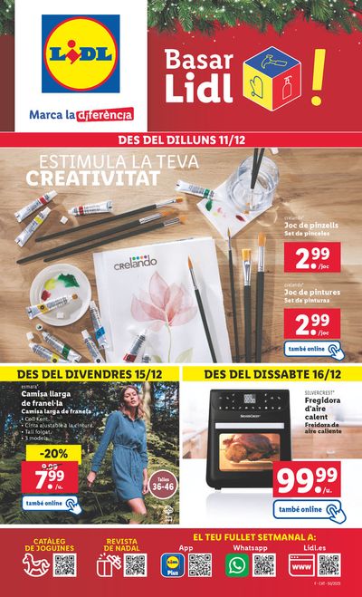 Catálogo Lidl en Castelldefels | Estimula tu creatividad  | 11/12/2023 - 17/12/2023