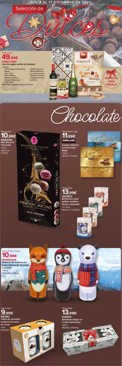 Catálogo Costco en Sevilla | Selección de Dulces | 4/12/2023 - 17/12/2023