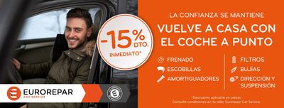 Ofertas de Coches, Motos y Recambios en Osuna | -15 % dto de Eurorepar Car Service | 5/12/2023 - 31/12/2023