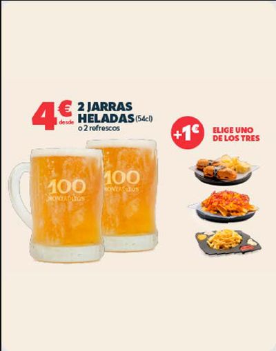 Ofertas de Restauración en Zuera | Desde 4 €  de 100 Montaditos | 11/12/2023 - 18/12/2023