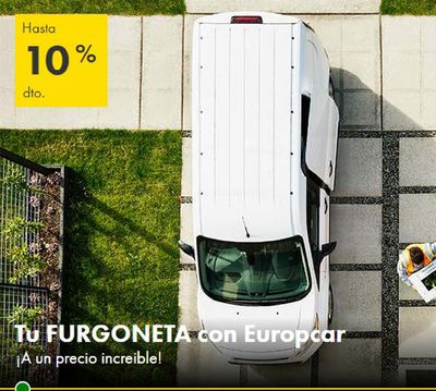 Catálogo Europcar | Tu Furgoneta conEuropcar ¡ A un precio increible!  | 26/12/2023 - 3/3/2024