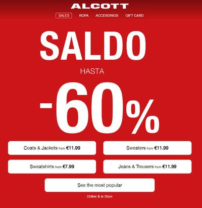 Alcott Arroyomolinos Puerto Navacerrada 4 Horarios y ofertas