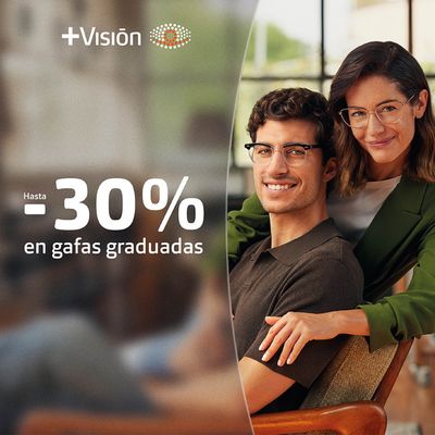 Ofertas de Salud y Ópticas en Ponferrada | Hasta -30% en gafas graduadas  de MasVisión | 19/1/2024 - 31/3/2024