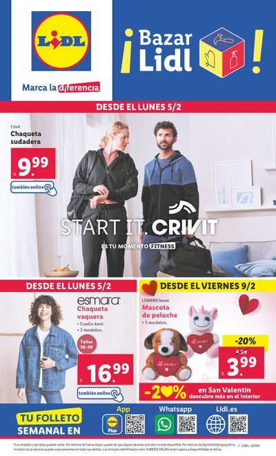 Lidl on line online ropa