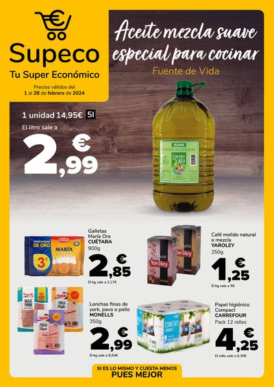Ofertas de Hiper-Supermercados en Vilagarcía de Arousa | Supeco, tu Súper económico de Supeco | 1/2/2024 - 28/2/2024