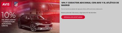 Catálogo Avis en Málaga | 10% y coductor adicional con Avis | 30/1/2024 - 29/2/2024