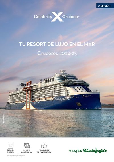 Catálogo Viajes El Corte Inglés en Alicante | Celebrity Cruises | 31/1/2024 - 31/12/2024