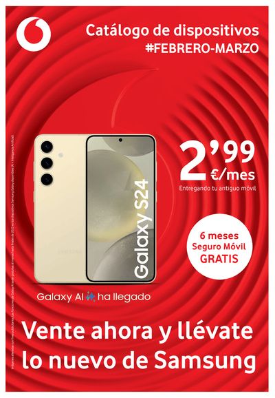 Ofertas de Informática y Electrónica en Pulianas | Catálogo de dispositivos Febrero-Marzo de Vodafone | 1/2/2024 - 31/3/2024