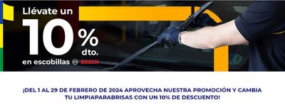 Ofertas de Coches, Motos y Recambios en San Pedro de Alcántara | Llévate un 10% dto en escobillas Bosch.  de Euromaster | 2/2/2024 - 29/2/2024