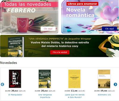 Ofertas de Libros y Papelerías en Mijas | Todas las novedades de Febrero de Agapea | 2/2/2024 - 29/2/2024