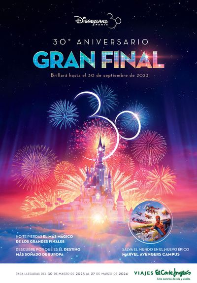 Catálogo Viajes El Corte Inglés | Folleto Disneyland Paris | 7/2/2024 - 27/3/2024