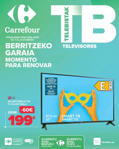 Ofertas de Hiper-Supermercados en Errenteria | RENUEVA TV II de Carrefour | 13/2/2024 - 22/2/2024