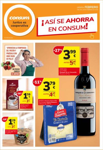 Catálogo Consum en San Vicente del Raspeig | Així s'estalvia en Consum! | 9/2/2024 - 28/2/2024