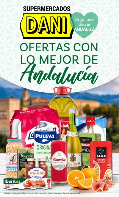 Catálogo Supermercados Dani en Granada | Ofertas válidas del 05 de febrero al 06 de marzo de 2024 excepto frutería y panadería | 9/2/2024 - 6/3/2024