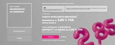 Ofertas de Bancos y Seguros en Bilbao | Cuenta Inteligente Bienvenida de EVO Banco | 9/2/2024 - 30/4/2024