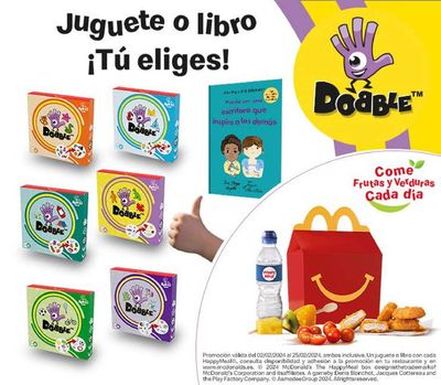 Ofertas de Restauración en Leganés | Juguete o libro ¡Tú eliges! de McDonald's | 9/2/2024 - 25/2/2024