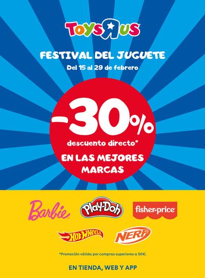 Catálogo ToysRus en Lugo | Festival de juguetes, -30% de descuento directo | 15/2/2024 - 29/2/2024
