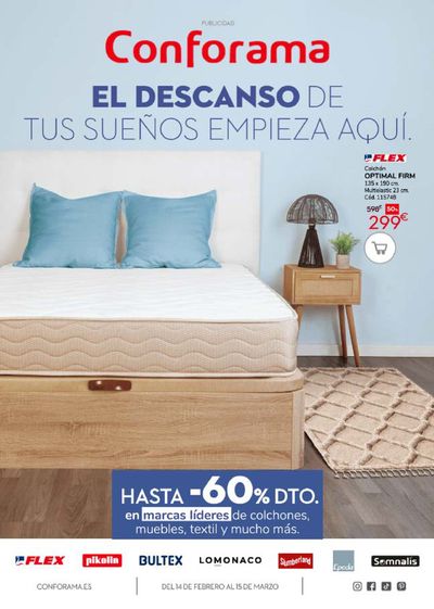 Catálogo Conforama en Zaragoza | Guía de descanso | 14/2/2024 - 15/3/2024