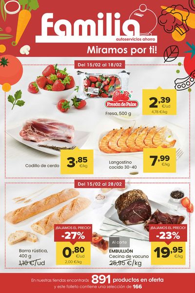 Ofertas de Hiper-Supermercados en Oviedo | Miramos por ti! de Autoservicios Familia | 15/2/2024 - 28/2/2024