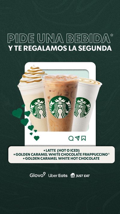 Ofertas de Restauración en Lugo | Hasta el 25 de febrero de Starbucks | 14/2/2024 - 25/2/2024