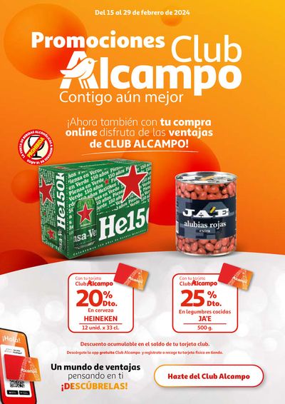 Catálogo Alcampo en Tudela | Promociones Club Alcampo contigo aún mejor  | 15/2/2024 - 29/2/2024
