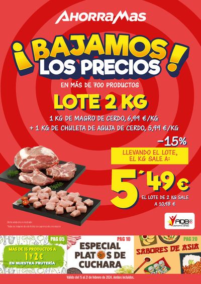 Catálogo Ahorramas en Leganés | ¡Bajamos los precios! | 15/2/2024 - 21/2/2024